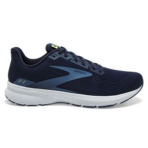 Brooks Launch 8 Mens Road Running Shoes Navy/Blue/White | USA-UXC924831